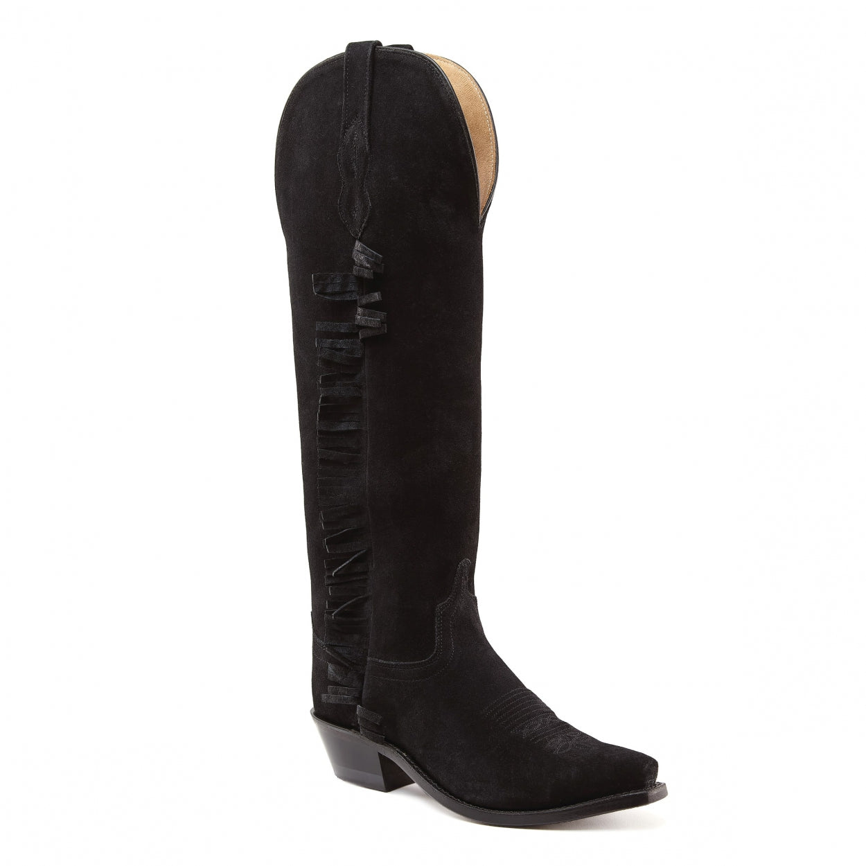 Ruffle Black High