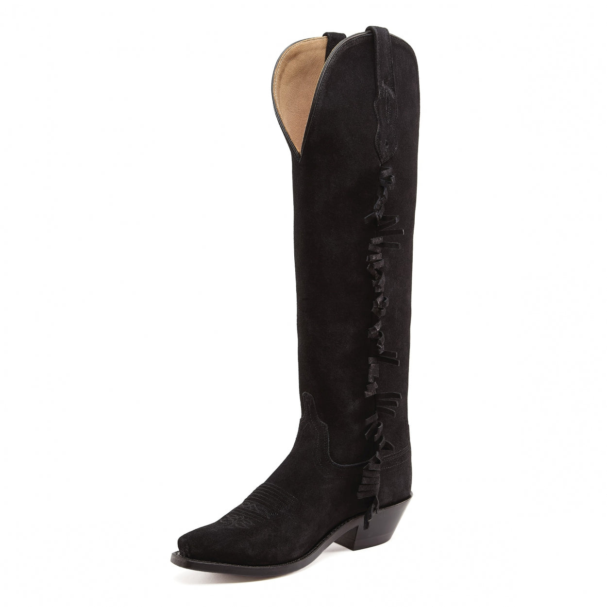 Ruffle Black High