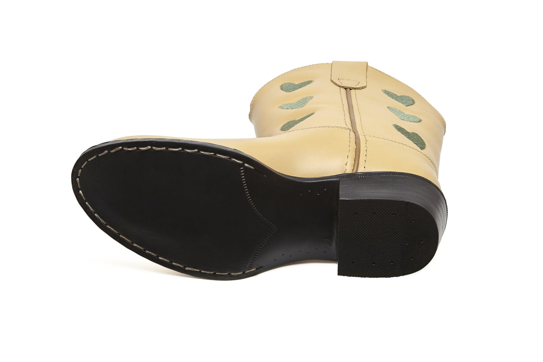 Hearts Creme Green Kids