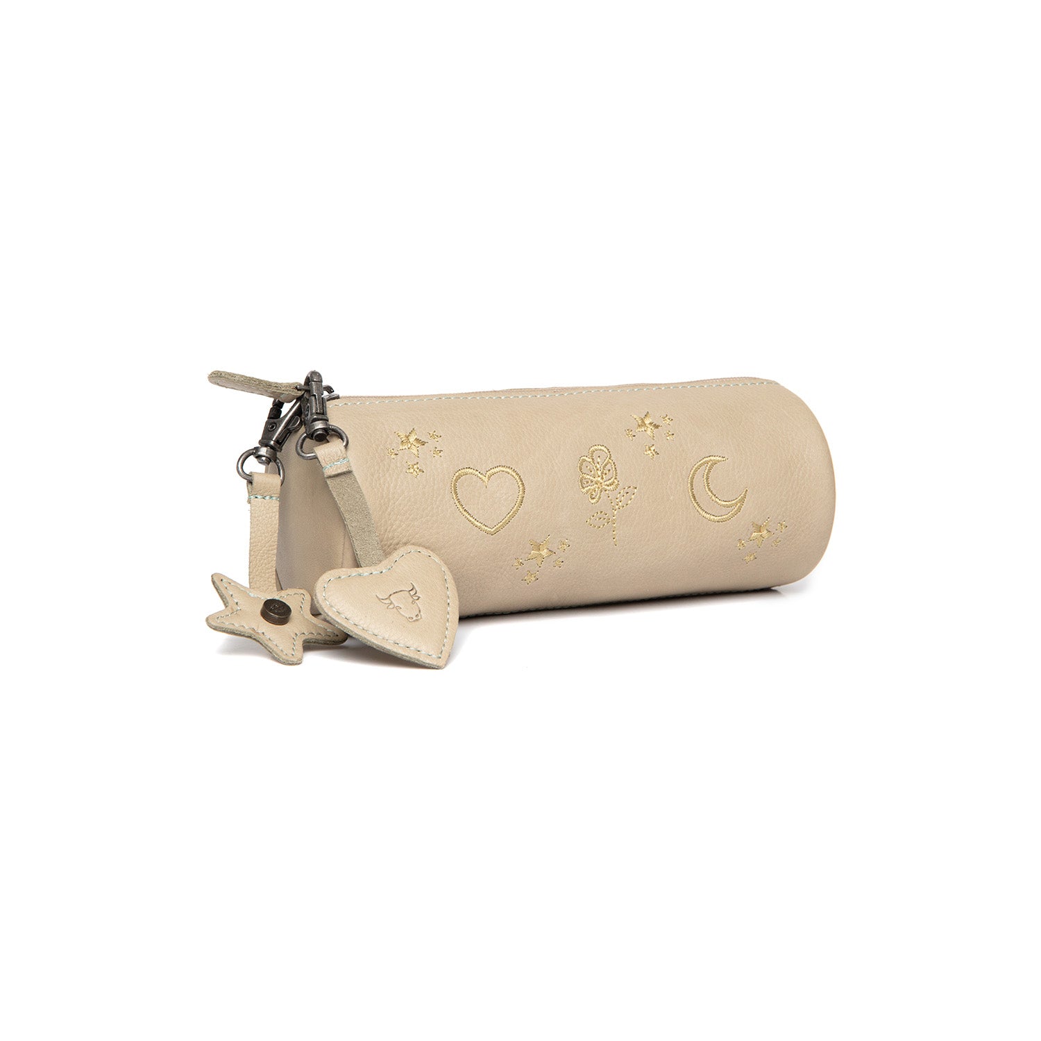 Leather Pen Case Ocean Green Lilybell