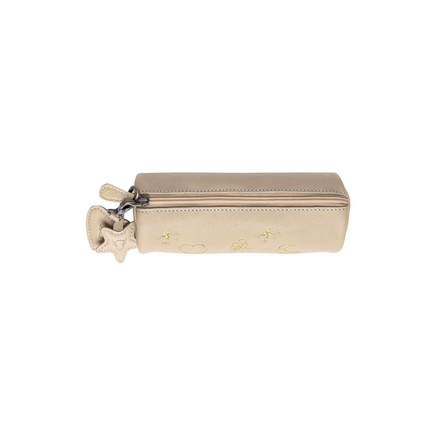 Leather Pen Case Ocean Green Lilybell
