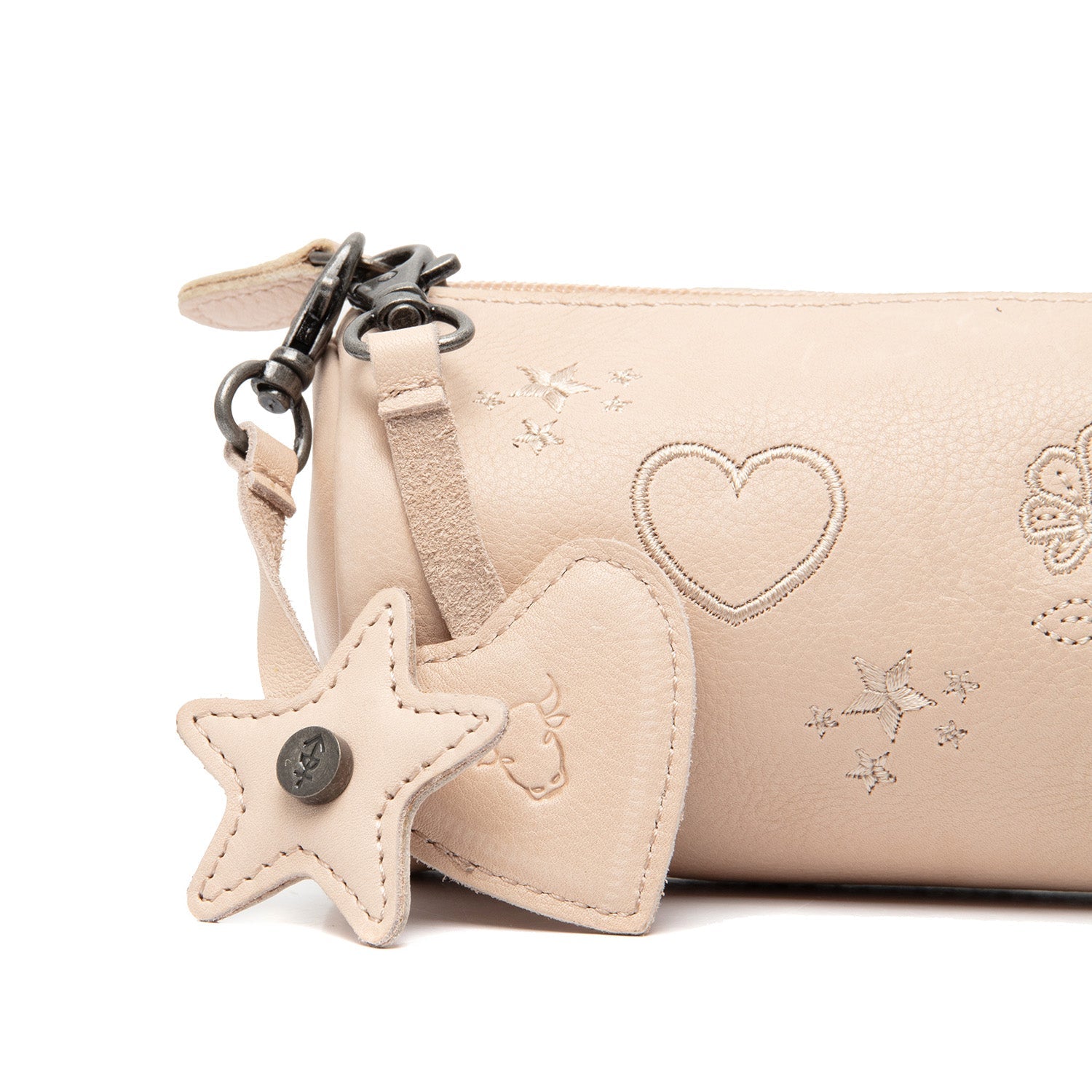Leather Pen Case Beige Lilybell