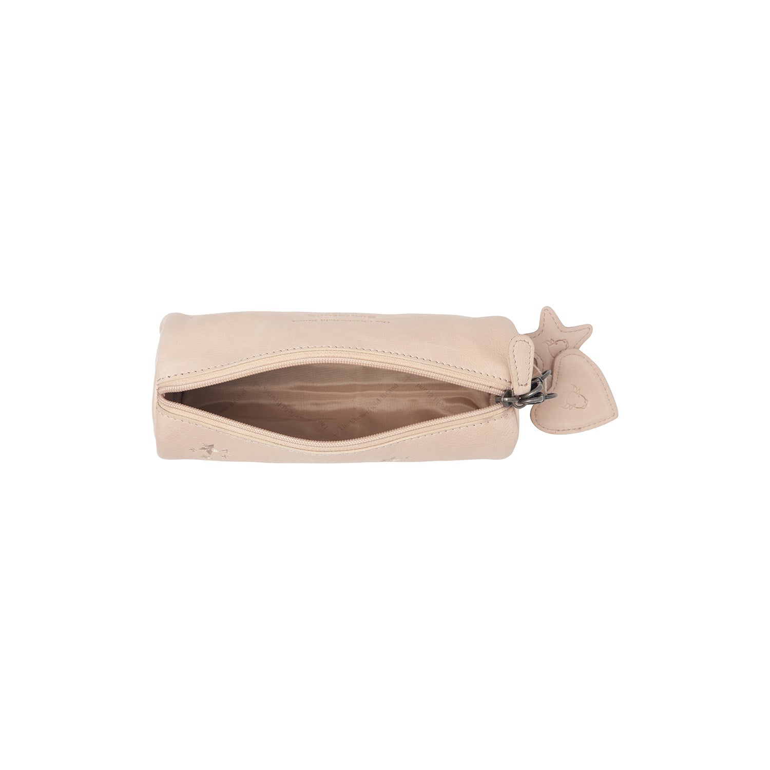 Leather Pen Case Beige Lilybell
