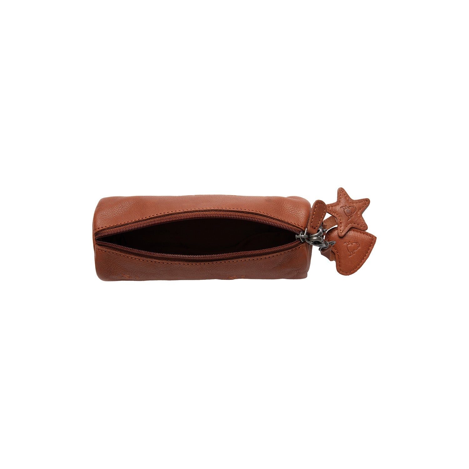 Leather Pen Case Cognac Lilybell
