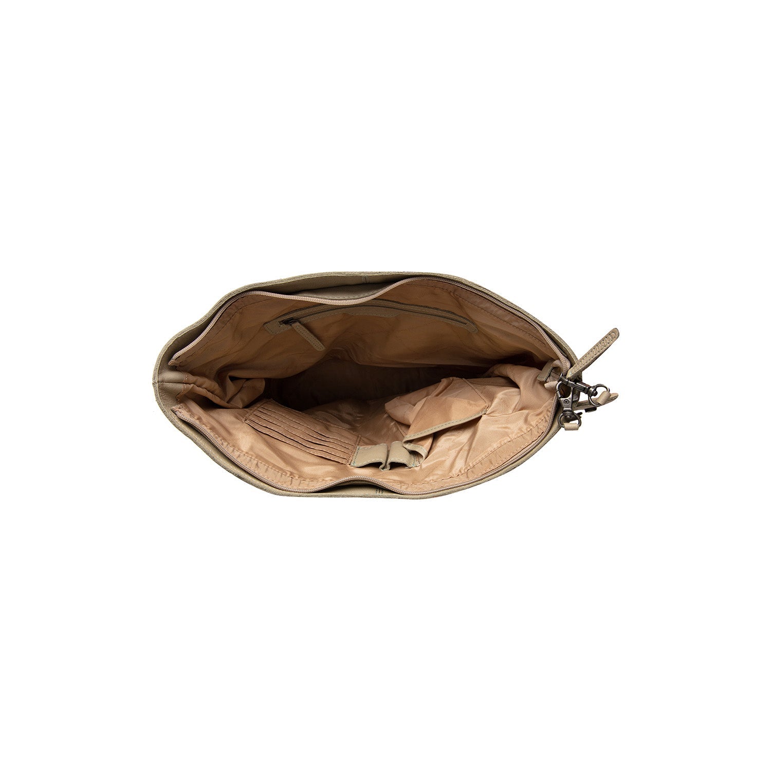 Leather Shopper Ocean Green Heatherly
