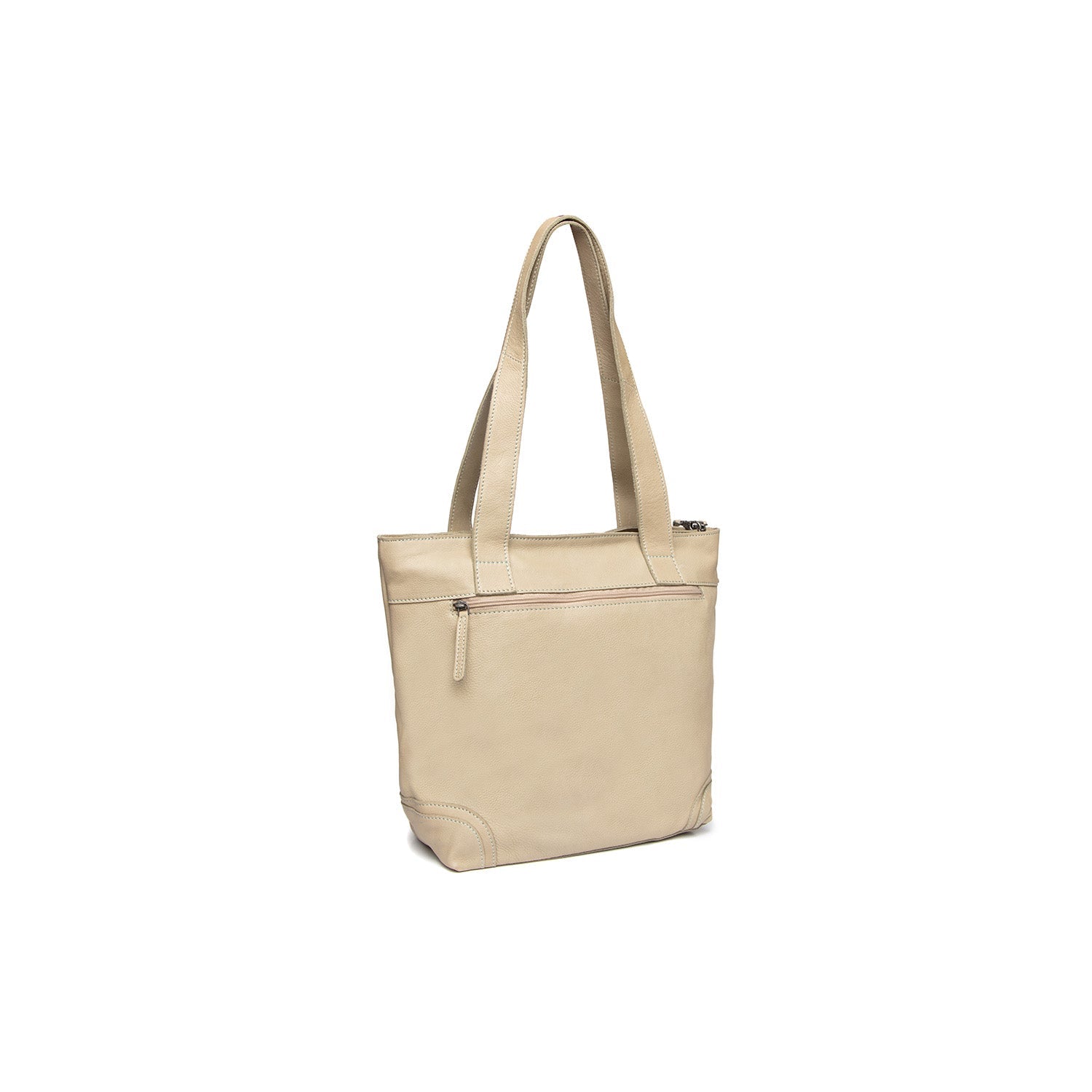 Leather Shopper Ocean Green Heatherly