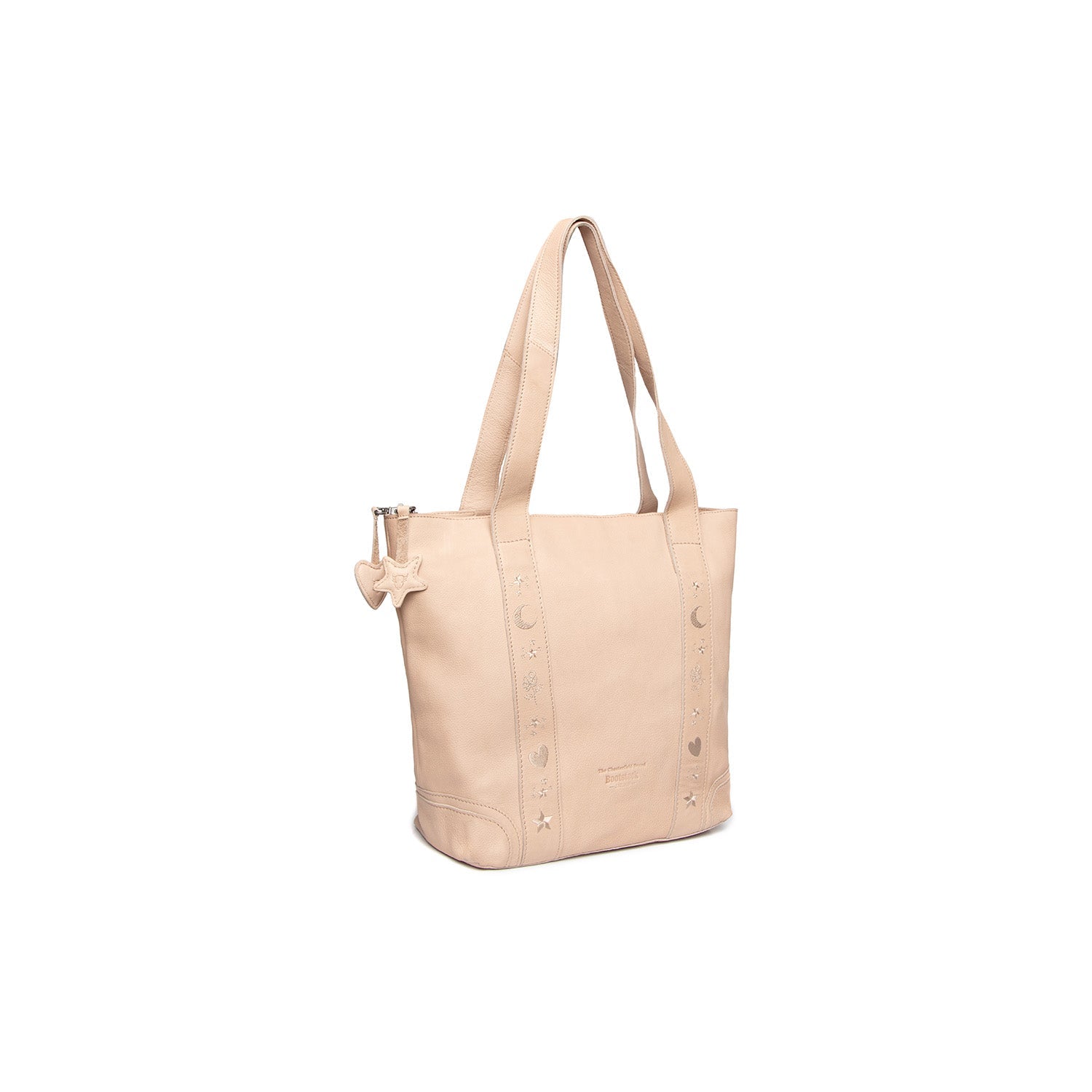 Leather Shopper Beige Heatherly