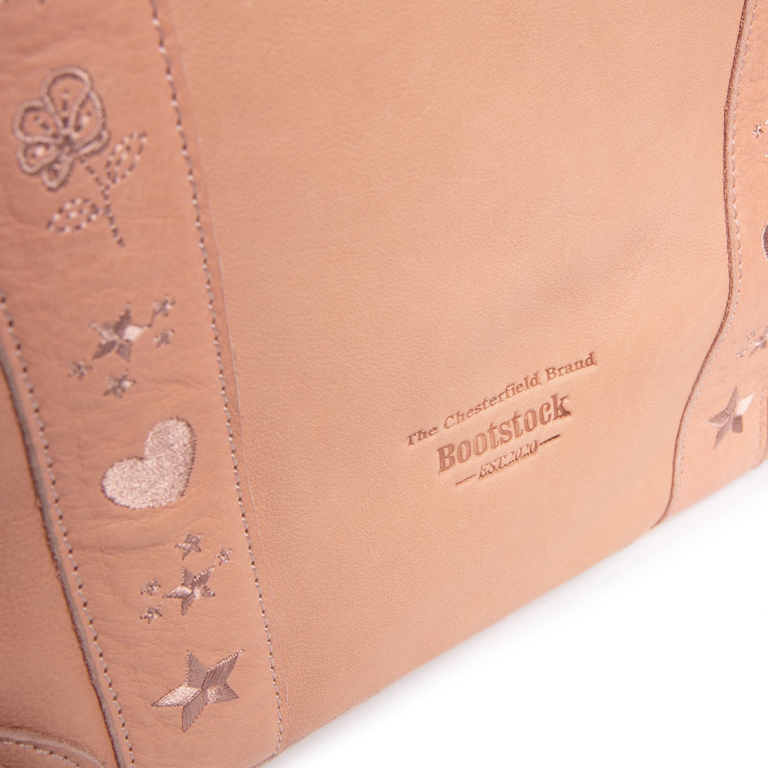 Leather Shopper Vintage Rose Heatherly