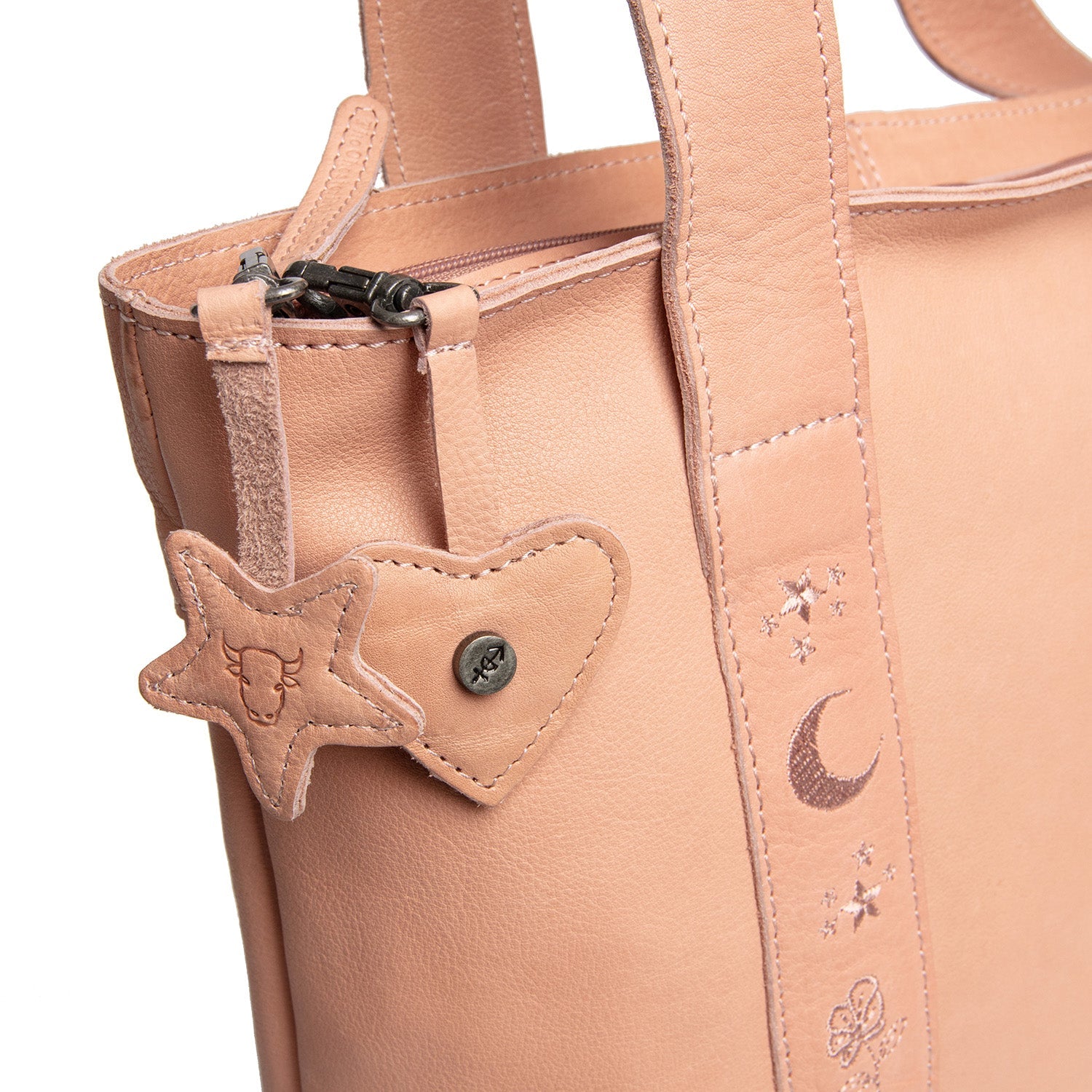 Leather Shopper Vintage Rose Heatherly