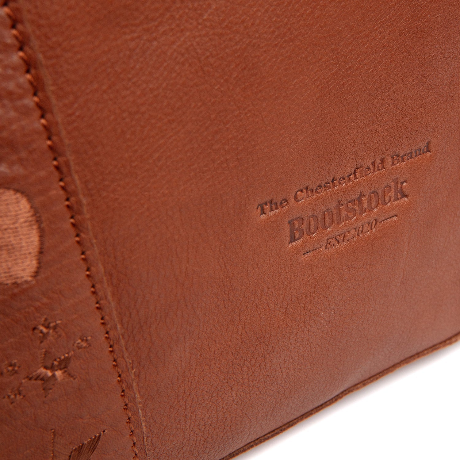 Leather Shopper Cognac Heatherly