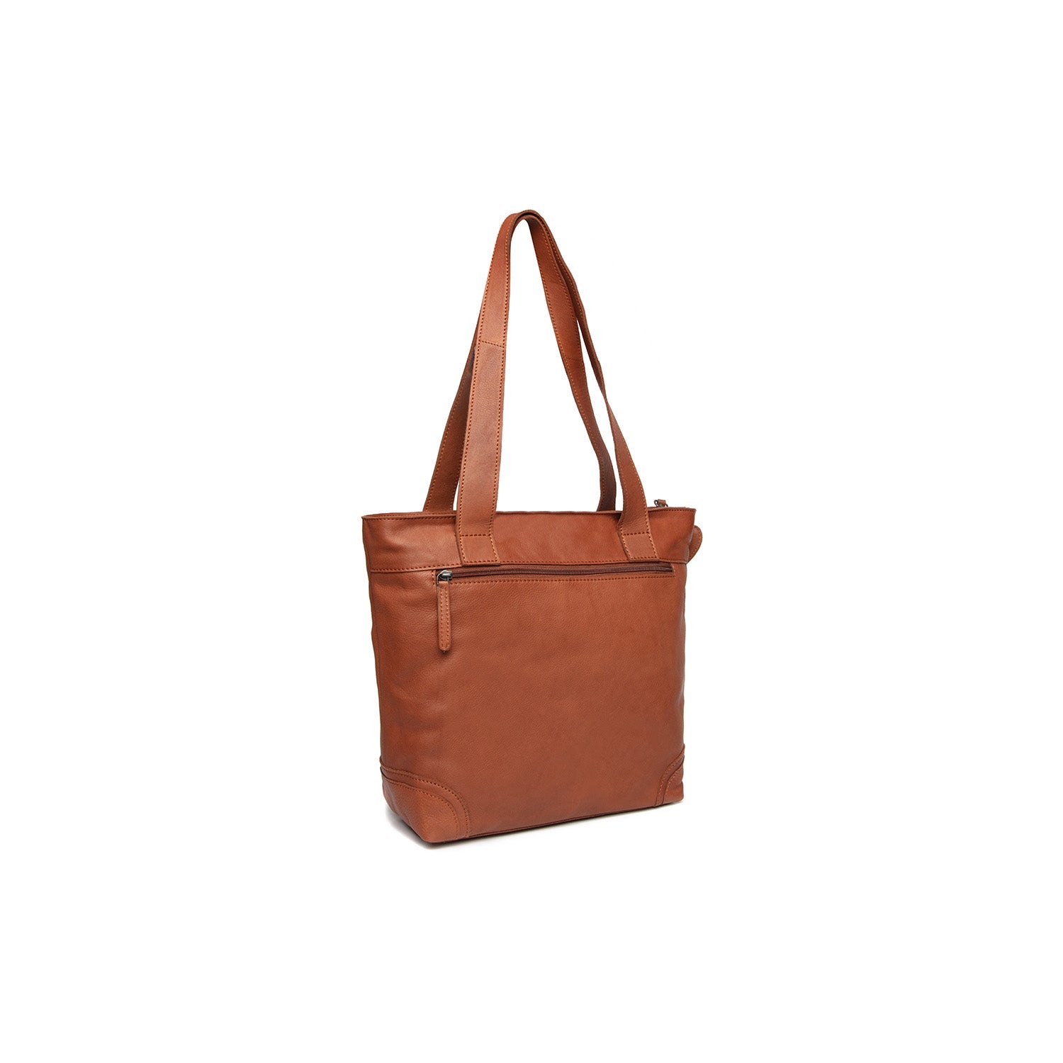 Leather Shopper Cognac Heatherly