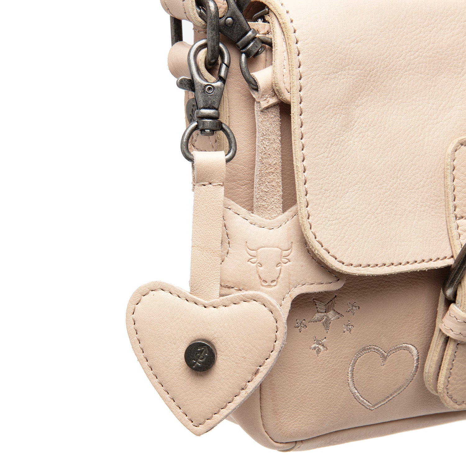 Leather Shoulderbag Beige Feynor