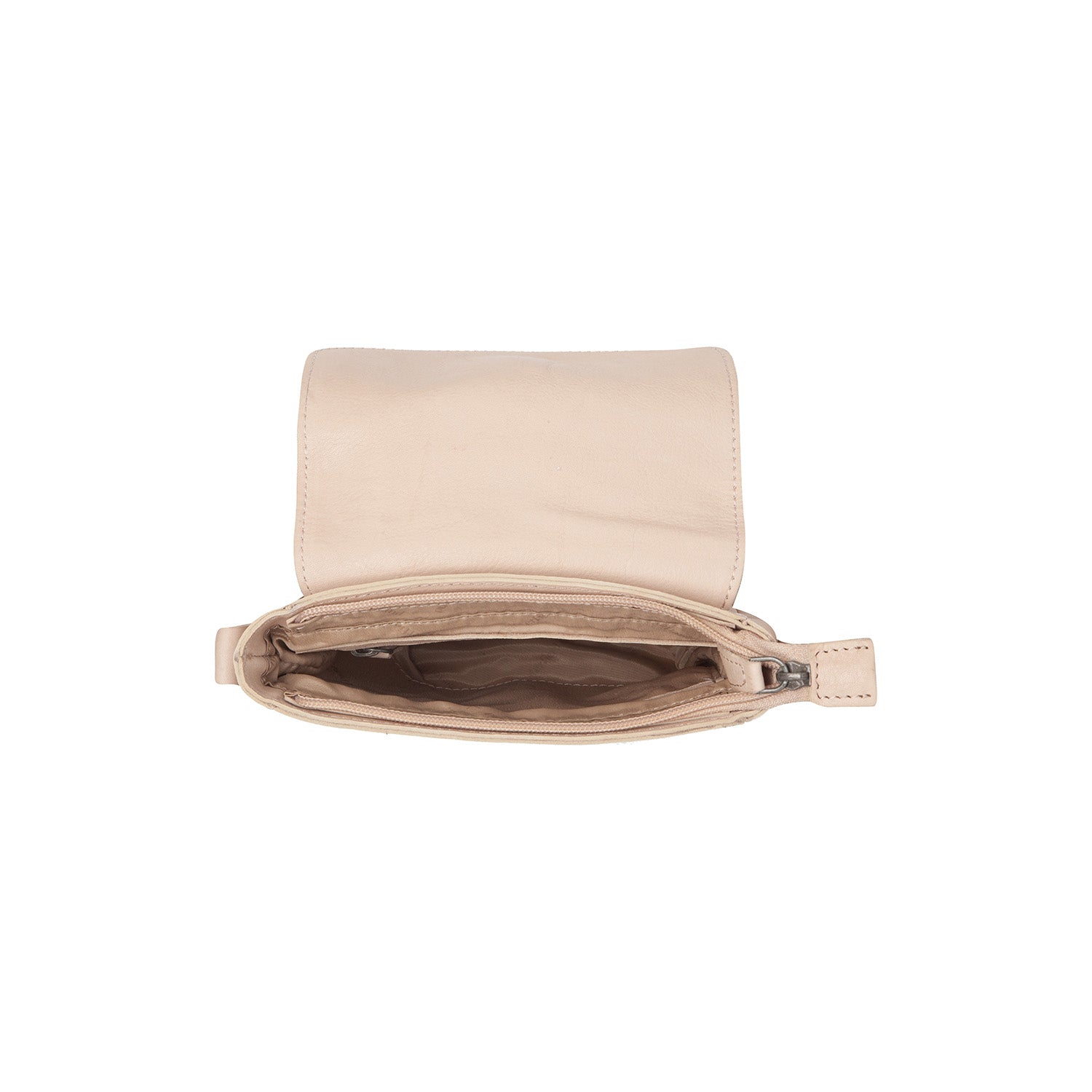 Leather Shoulderbag Beige Feynor