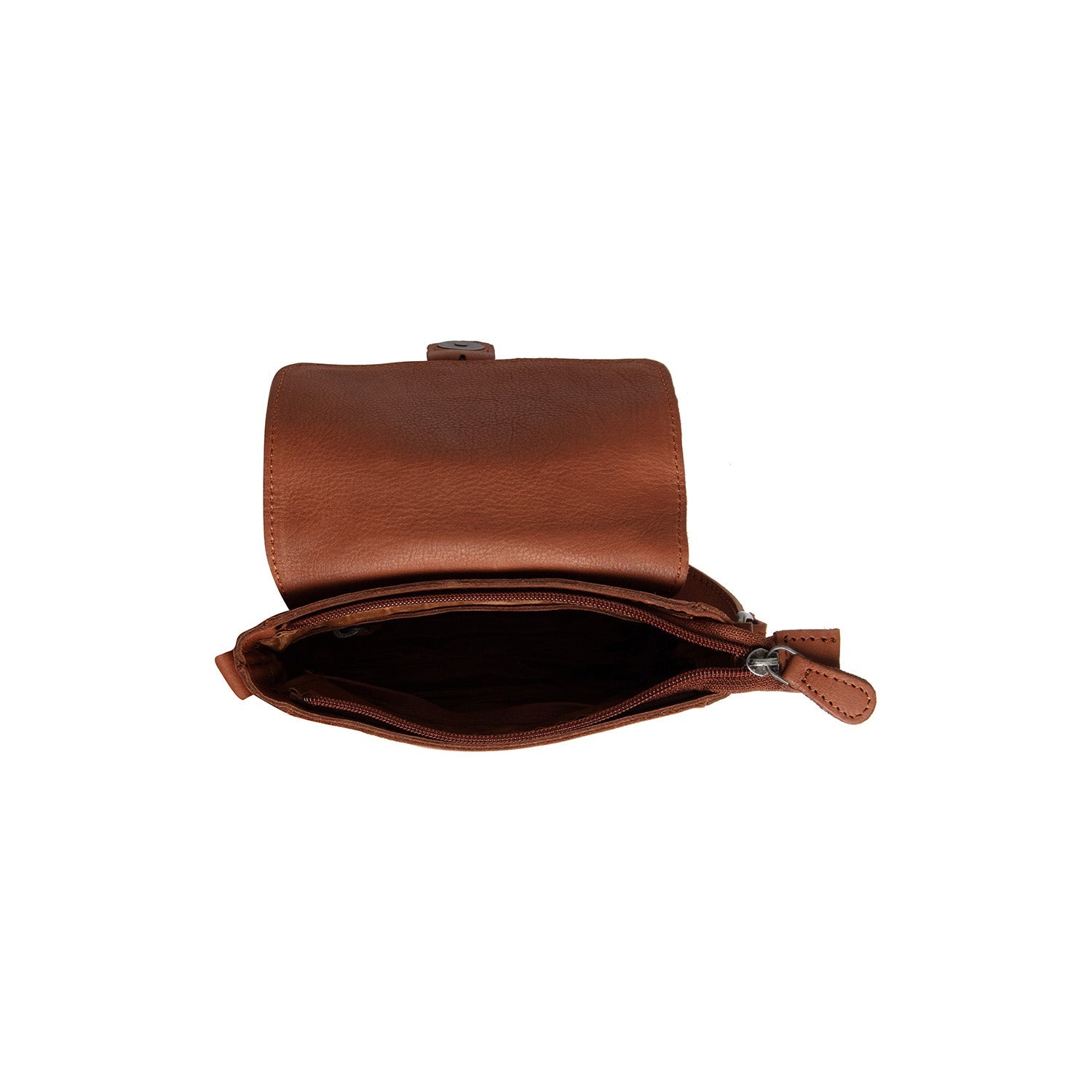 Leather Shoulderbag Cognac Feynor