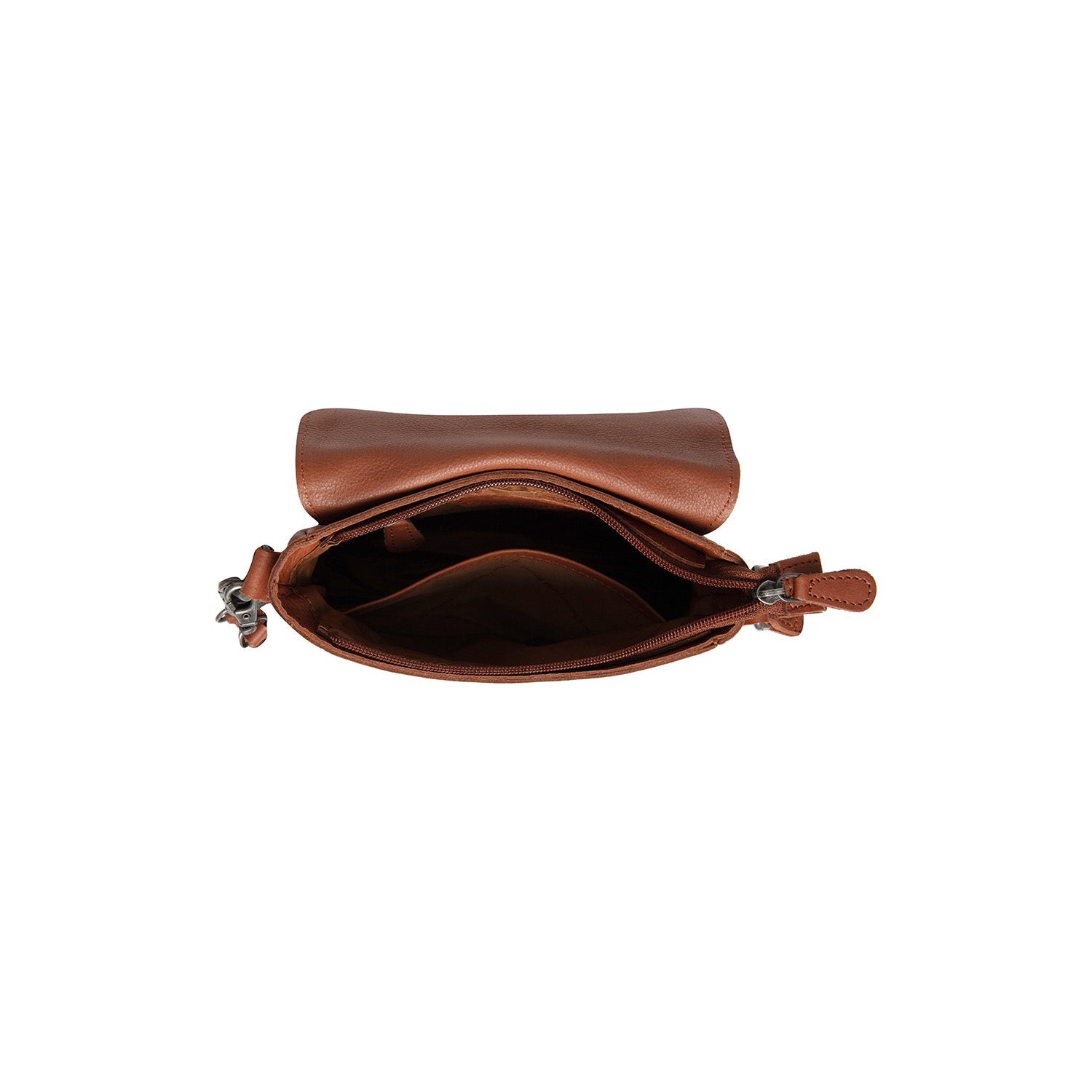 Leather Shoulderbag Cognac Primrose