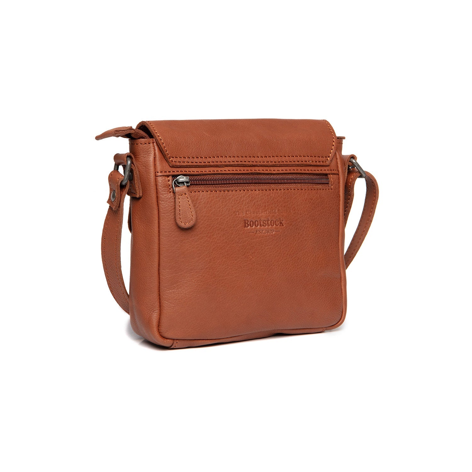 Leather Shoulderbag Cognac Primrose