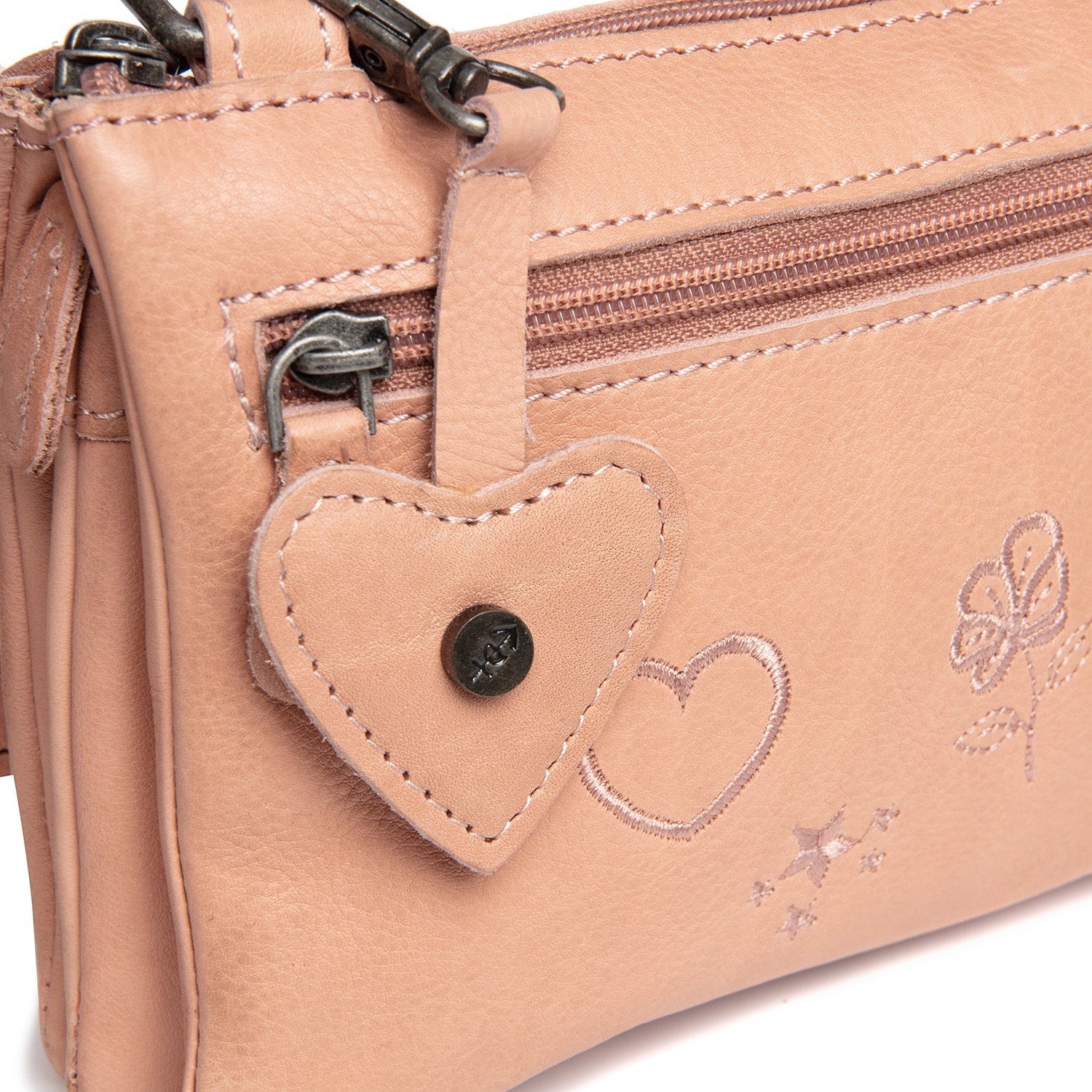 Leather Shoulderbag Vintage Rose Tovelove