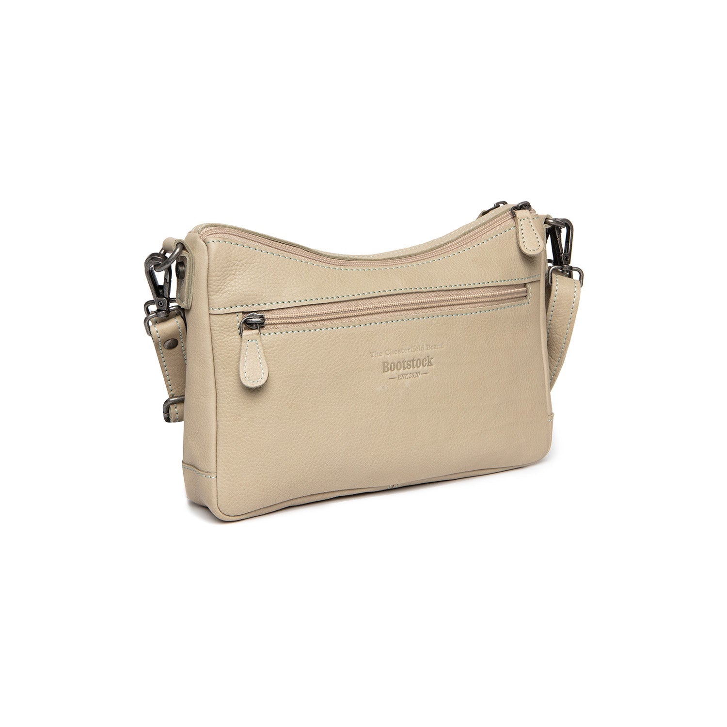 Leather Shoulderbag Ocean Green Clover