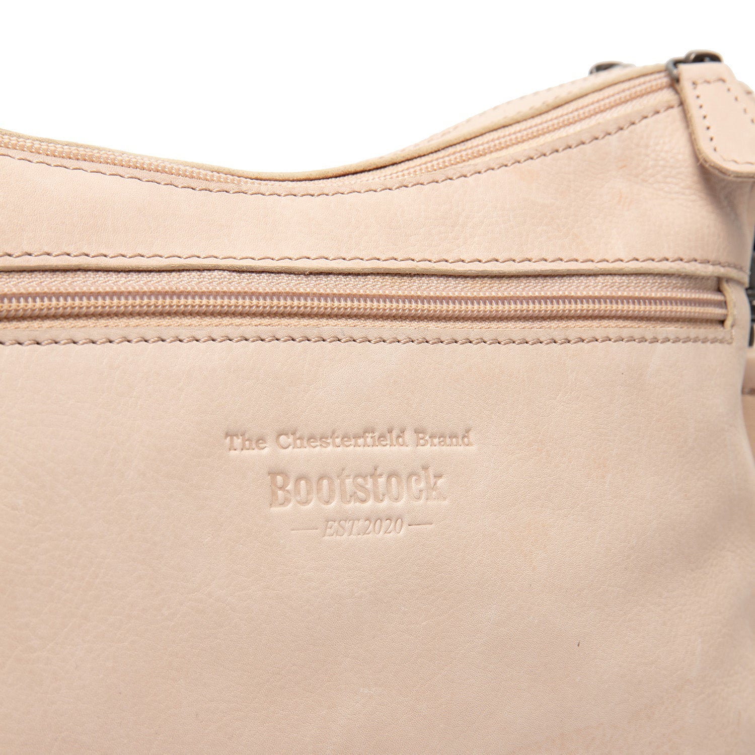 Leather Shoulderbag Beige Clover