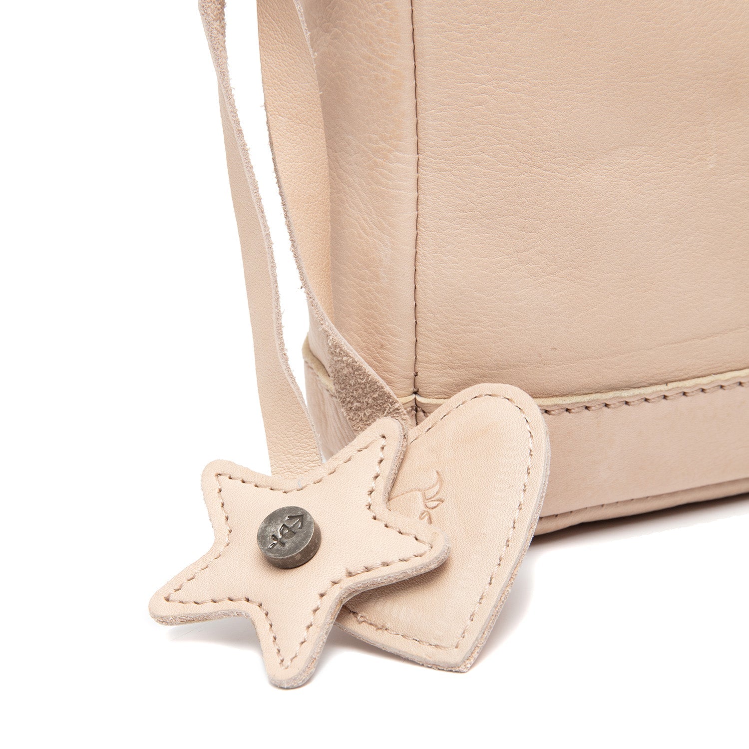 Leather Shoulderbag Beige Clover