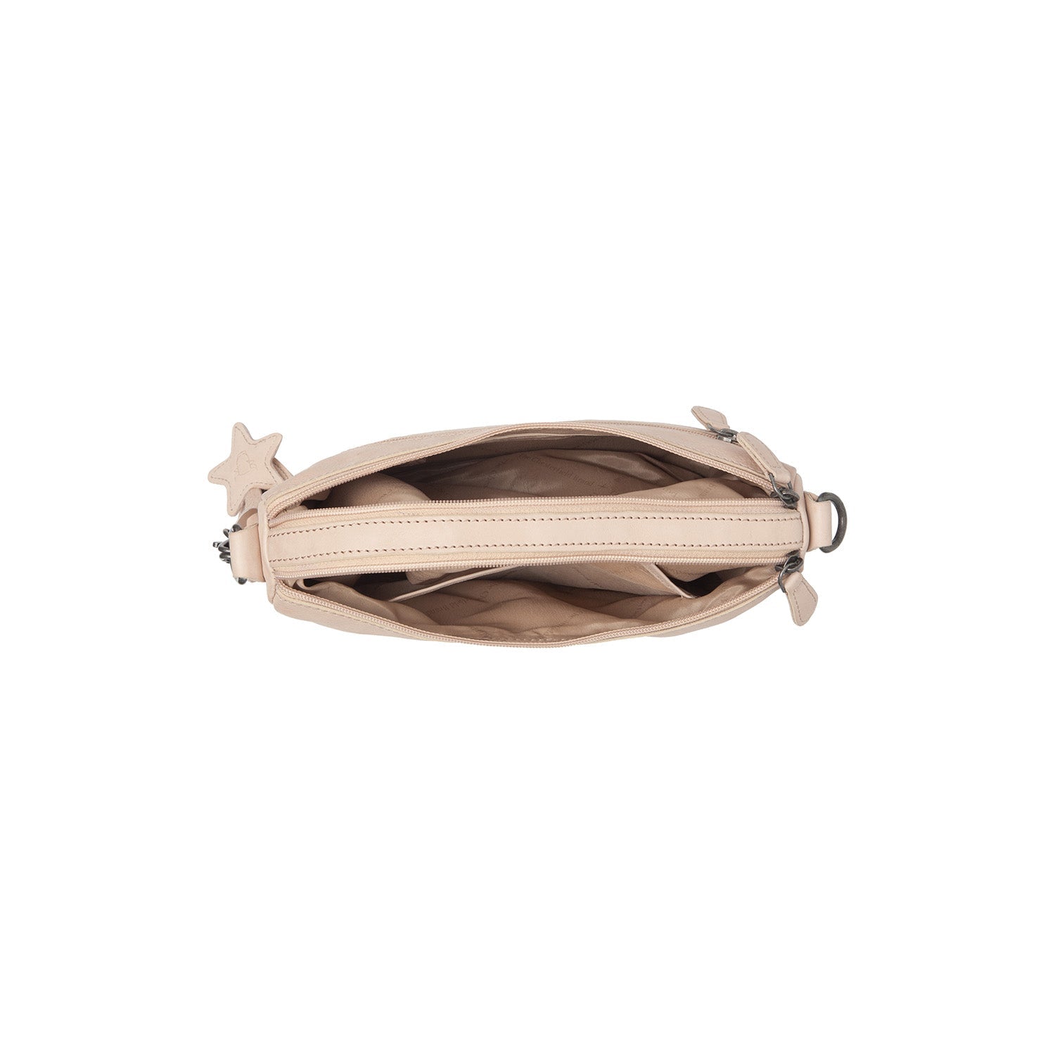 Leather Shoulderbag Beige Clover