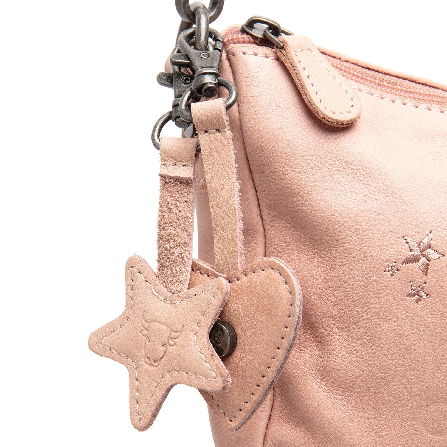 Leather Shoulderbag Vintage Rose Clover
