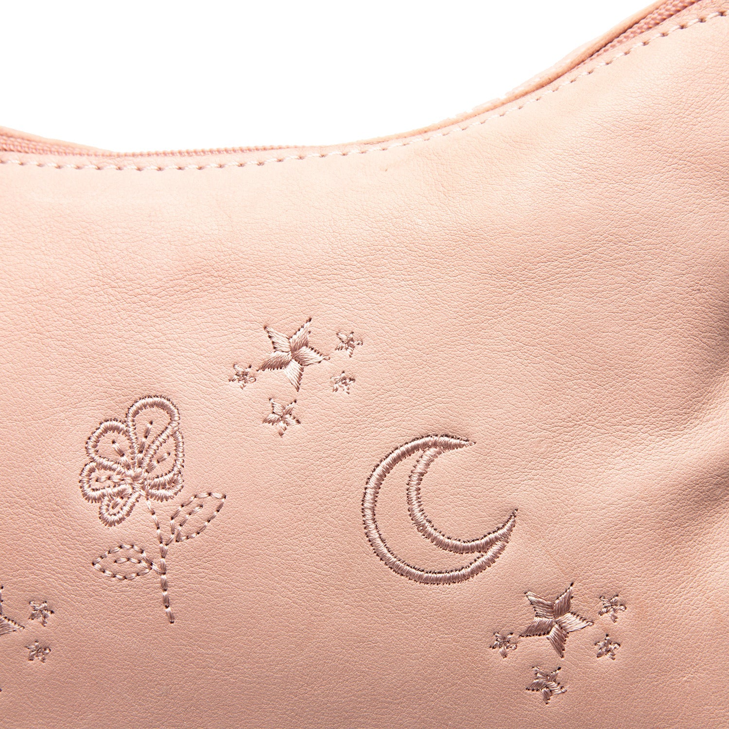 Leather Shoulderbag Vintage Rose Clover