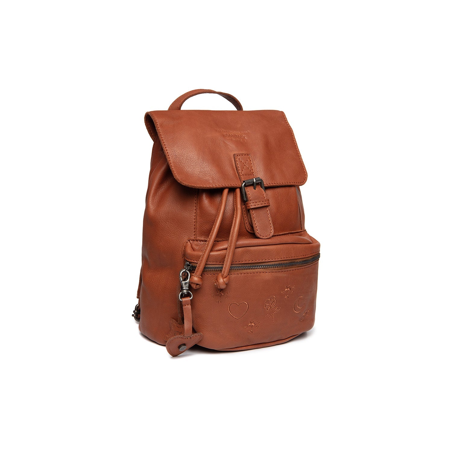 Leather Backpack Cognac Westwick