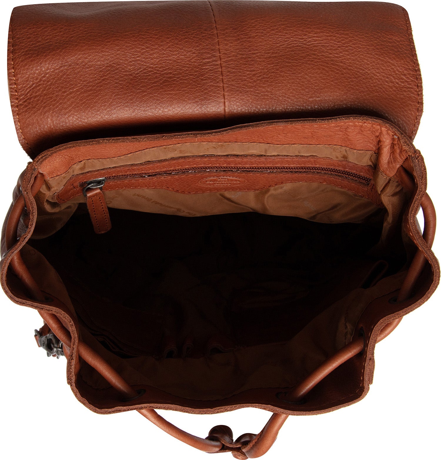 Leather Backpack Cognac Westwick