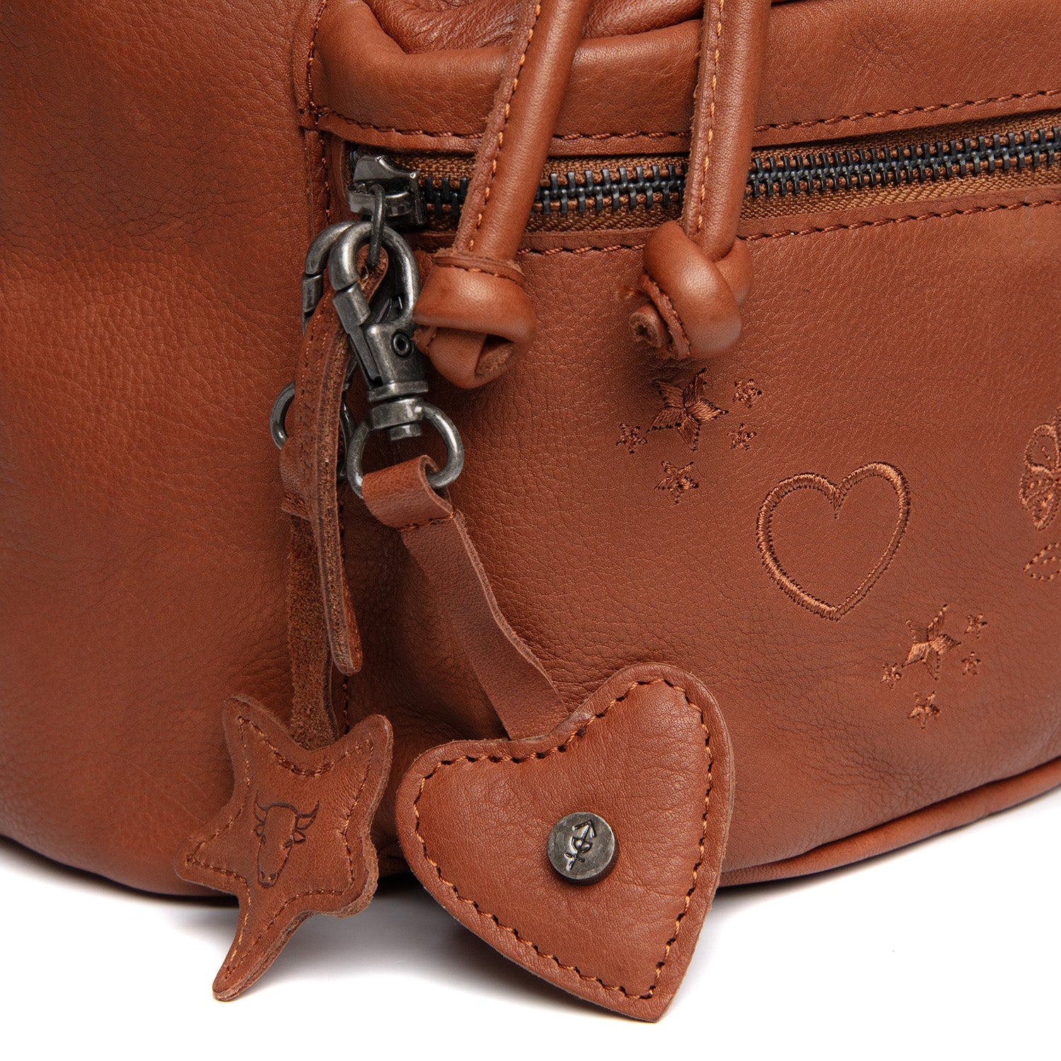 Leather Backpack Cognac Westwick
