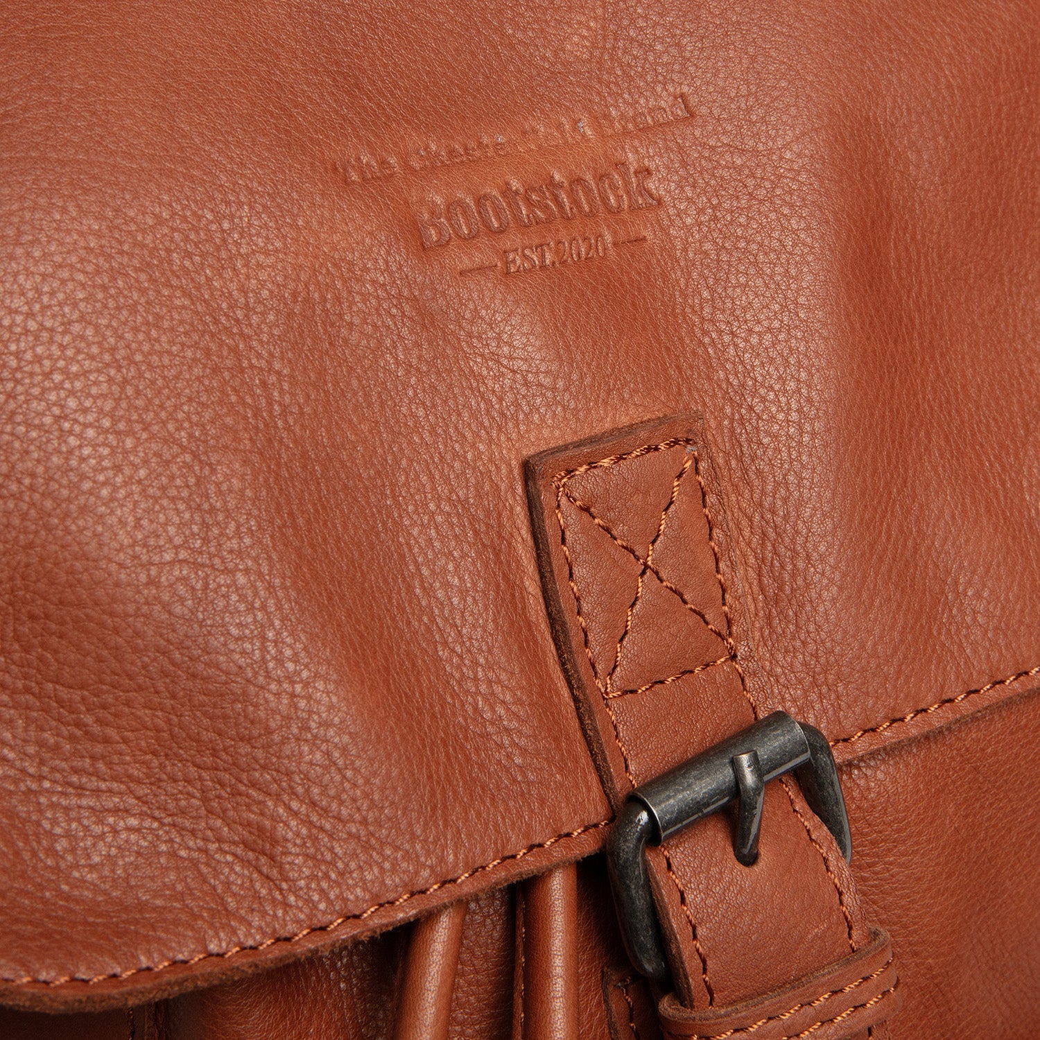 Leather Backpack Cognac Westwick