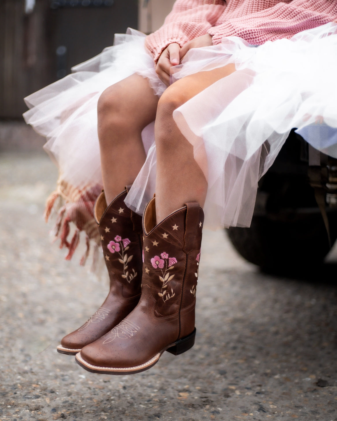 Flower Dark Brown