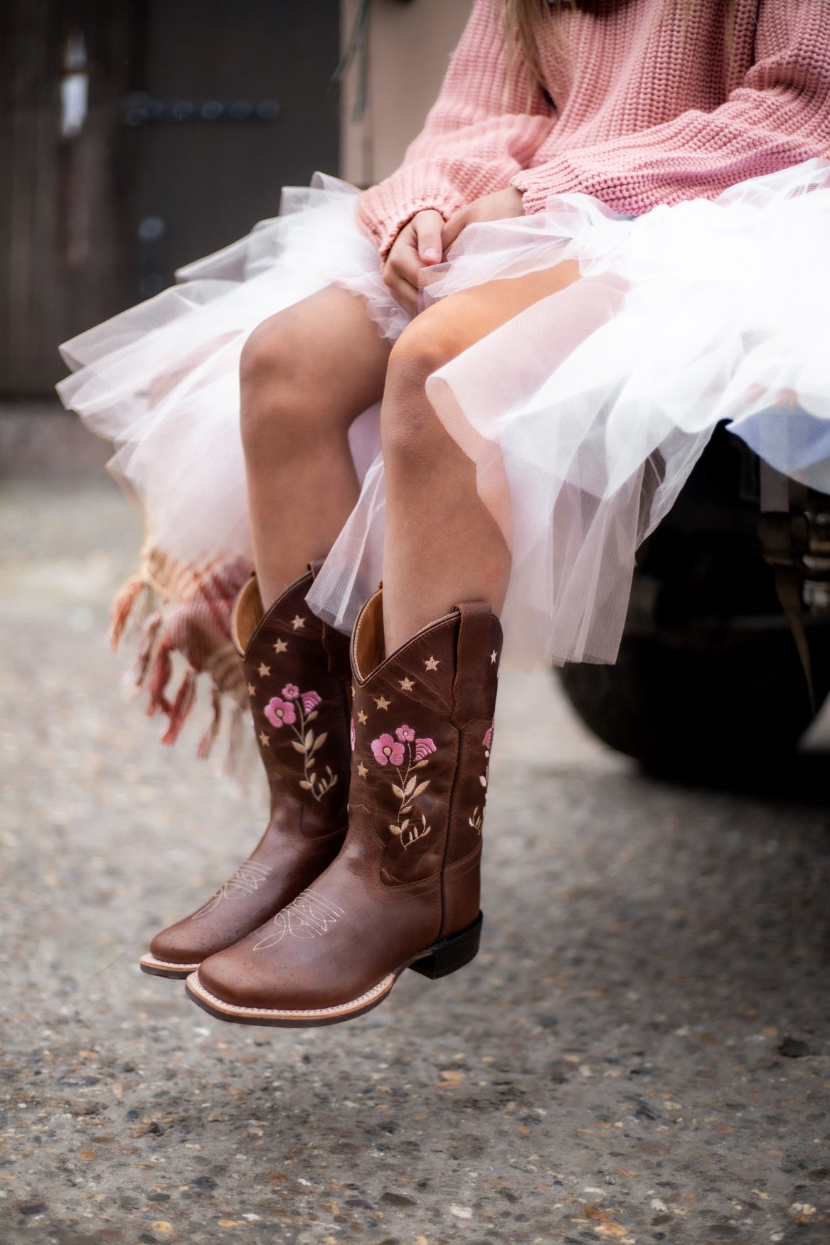 Flower Dark Brown