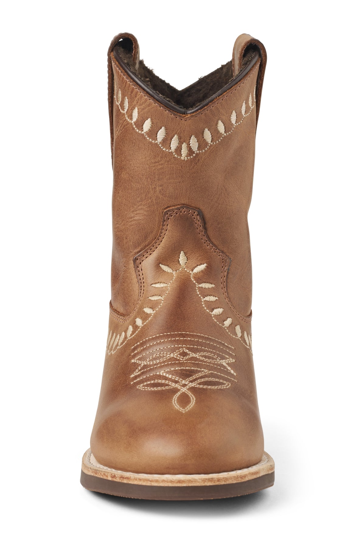 Bow Boot Low Cognac