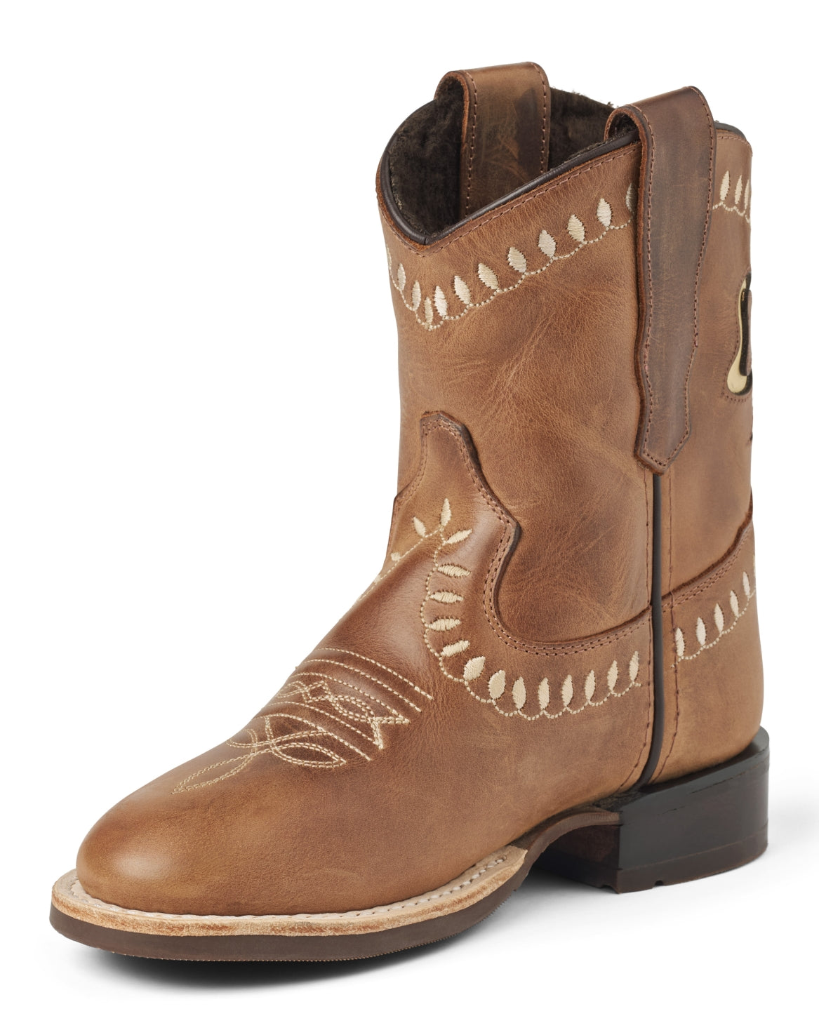 Bow Boot Low Cognac