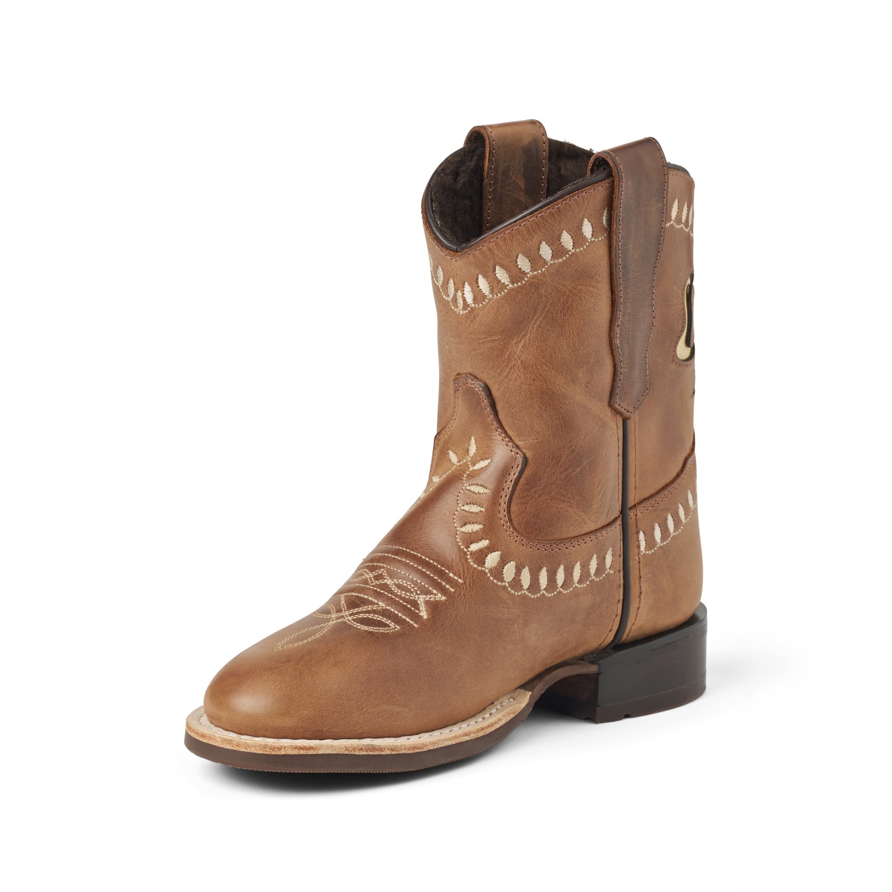 Bow boot Low Cognac Kids