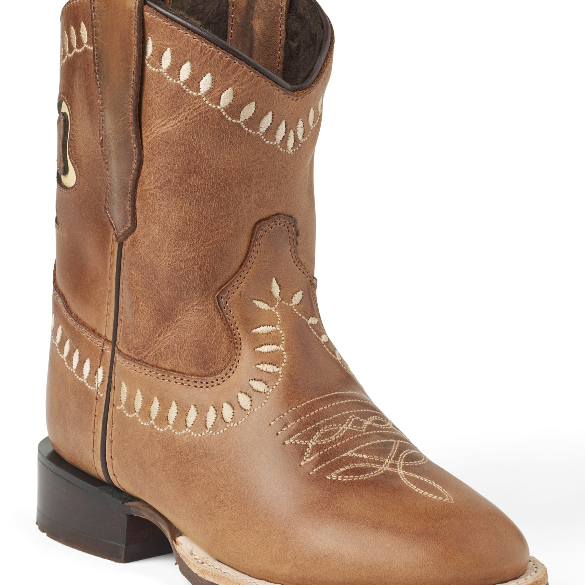 Bow boot Low Cognac