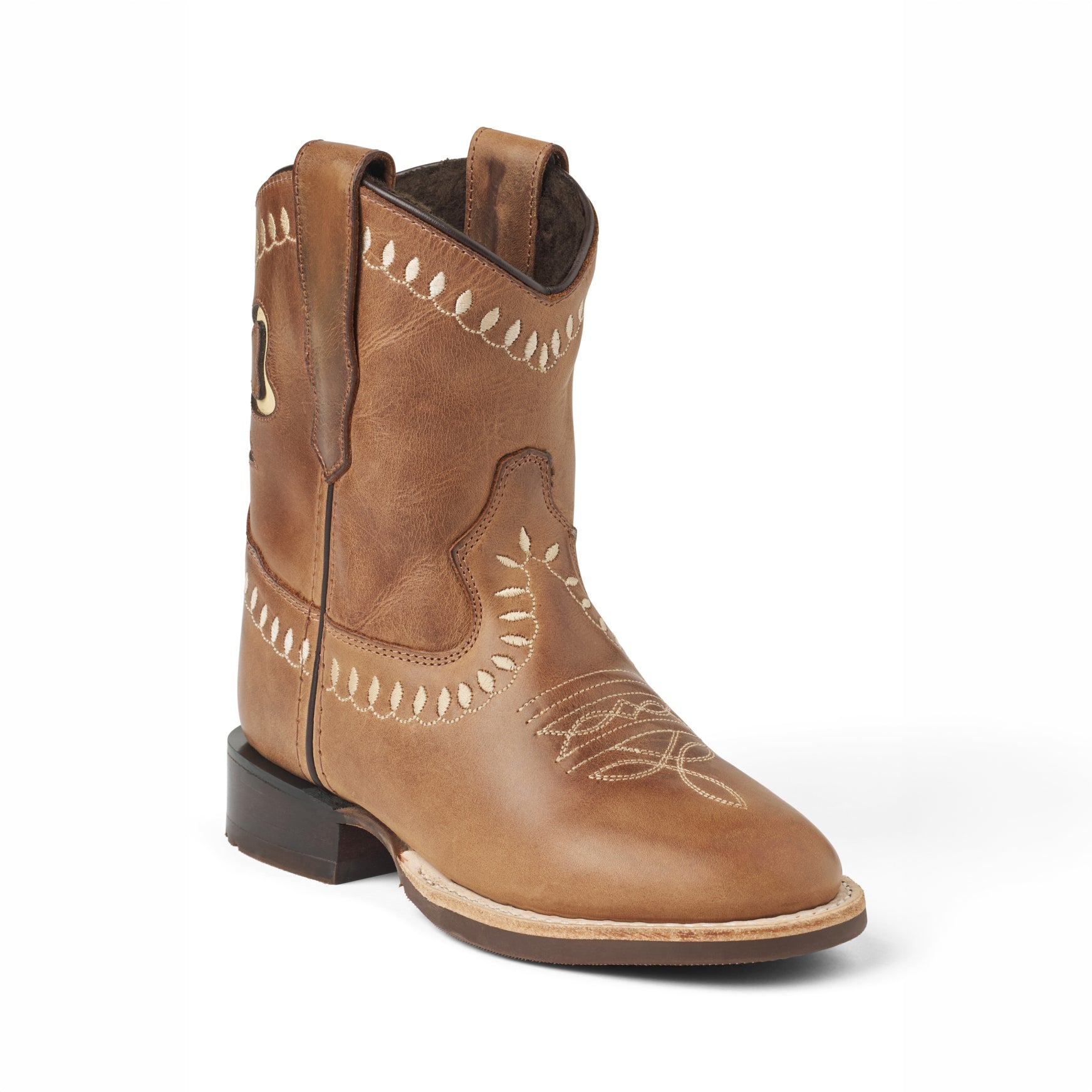 Bow boot Low Cognac Kids