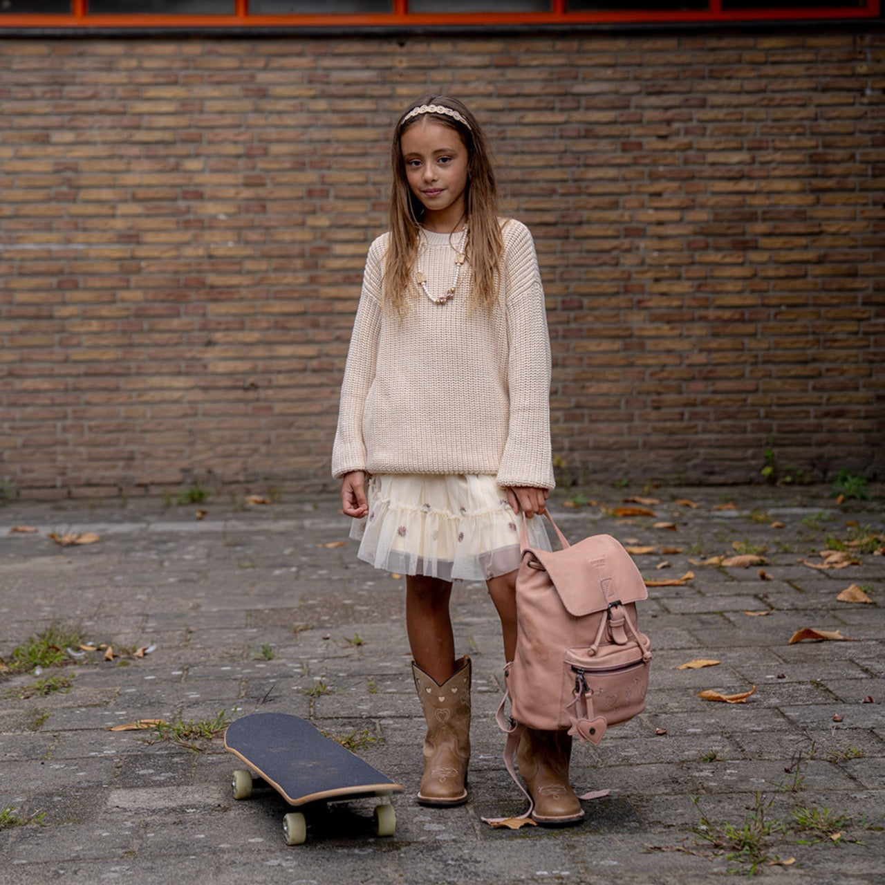 Leather Backpack Vintage Rose Westwick