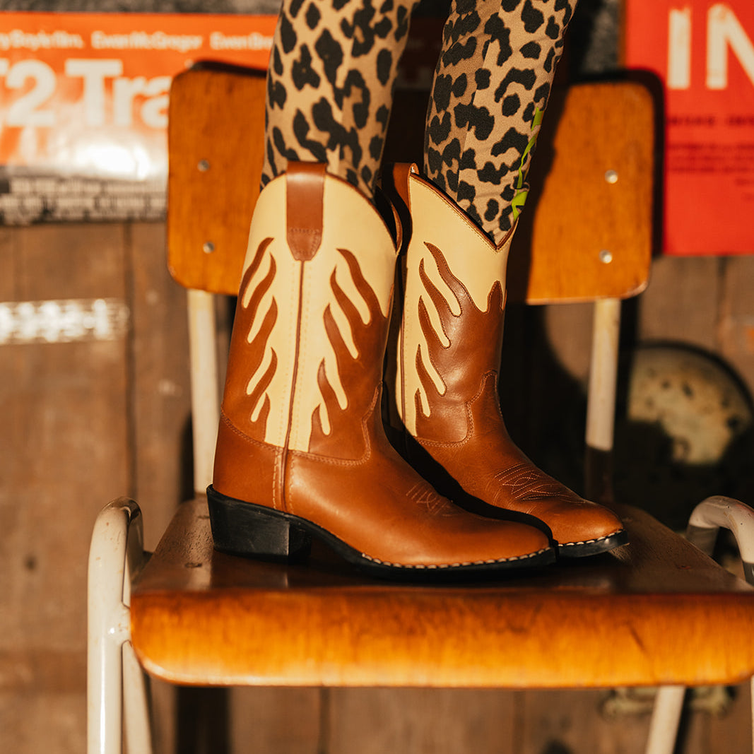 Flames Brown